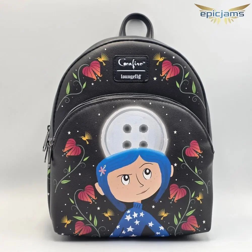 Loungefly Coraline Garden Moon Mini Backpack New